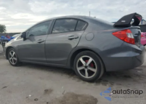 2012 Honda Civic Lx из США, поврежденный, VIN 19XFB2F58CE015019